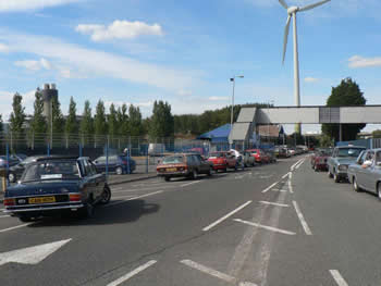 Cortina Convoy, leaving Dagenham for Cortina D'Ampezzo